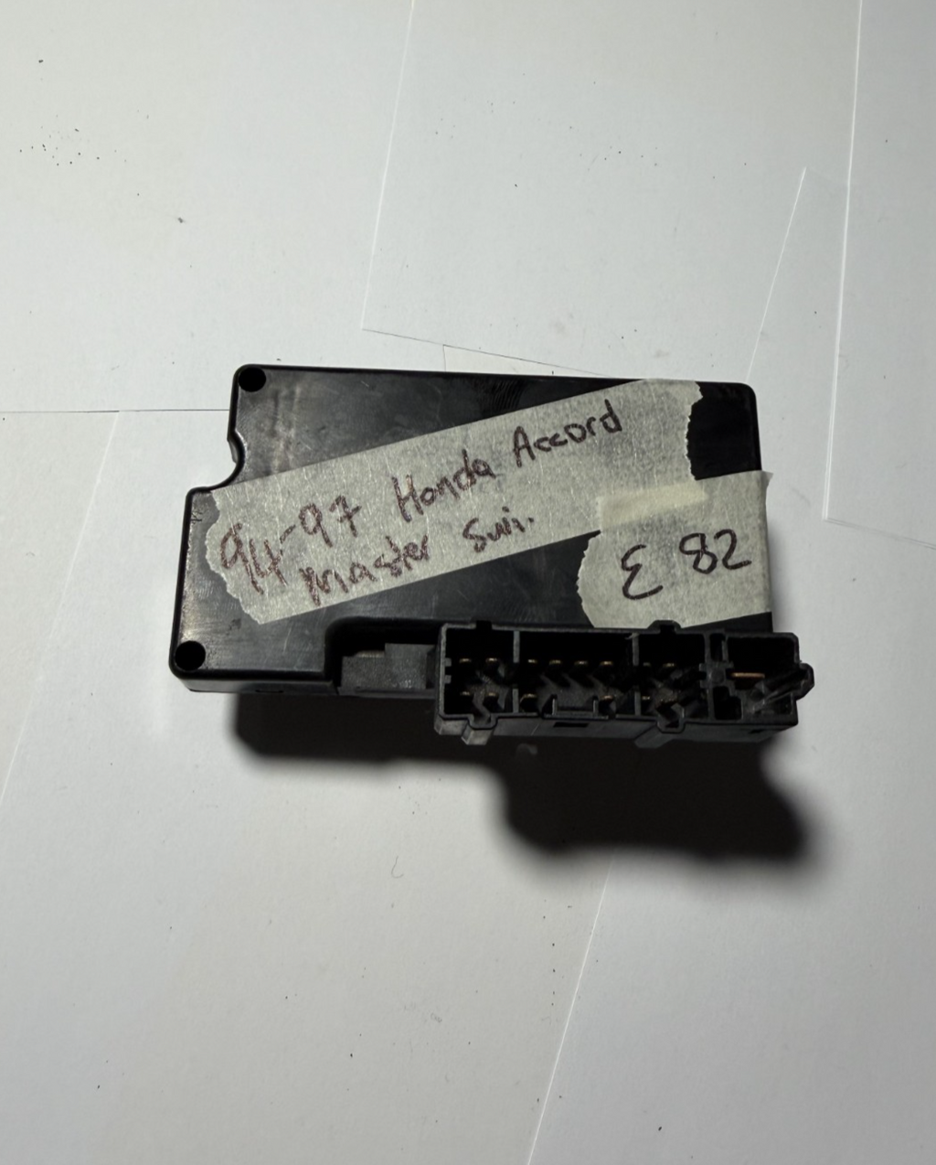 1994 1995 1996 1997 Honda Accord Master Power Window Switch Front Left Black