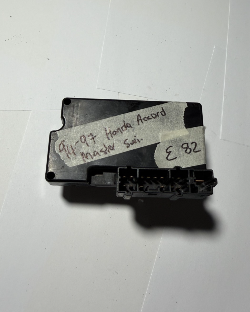 1994 1995 1996 1997 Honda Accord Master Power Window Switch Front Left Black