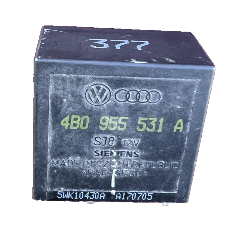 Wiper Relay 4B0 955 531 A, 5WK10430A 12V fits Volkswagen Audi Jetta Golf
