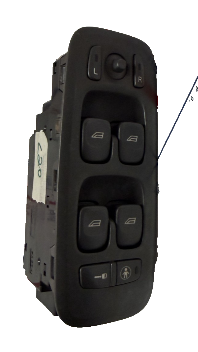 2000-2003 Volvo S60 S80 V70 4 Door Master Power Window Switch 8682949, 02 W13E