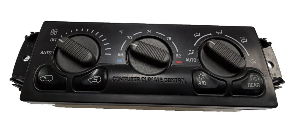 00 01 02 Chevrolet Tahoe AC Heater Temperature Climate Control 15060162