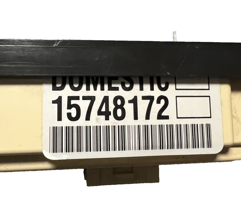2000-2002 Chevrolet Tahoe Overhead Mount Rear Heat AC HVAC Control 15748172