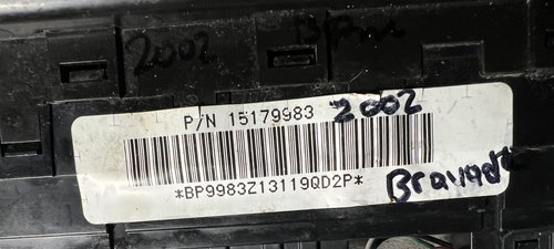 2002-2004 Envoy Bravada Rainier Master Switch Left Front Driver 15179983