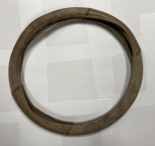 Steering Wheel Cover Tan Vinyl Stitched for Steering Wheel Protection