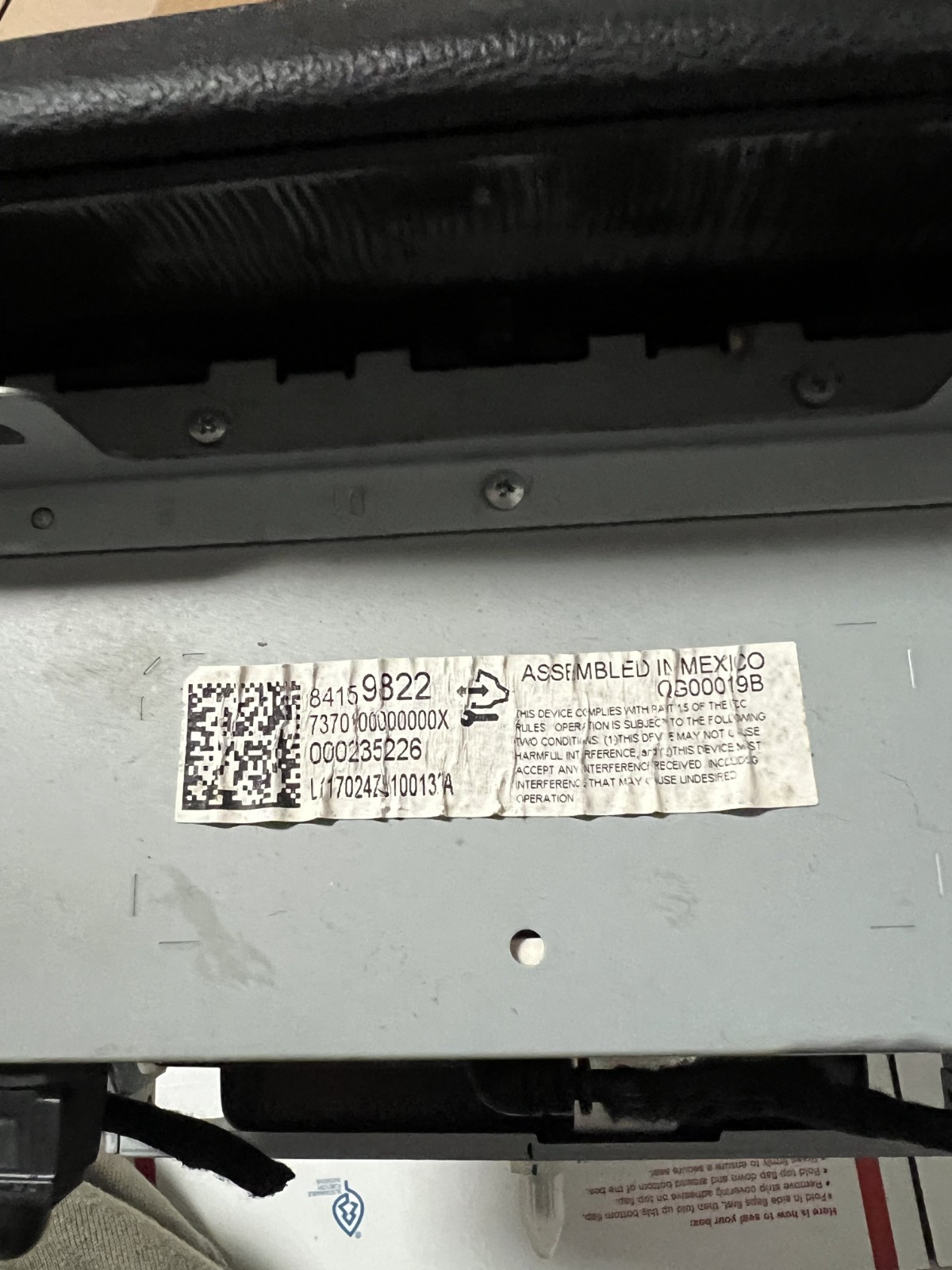 2017 2018 Chevrolet Chevy Impala Mylink Touch Screen Display 84159822 Black