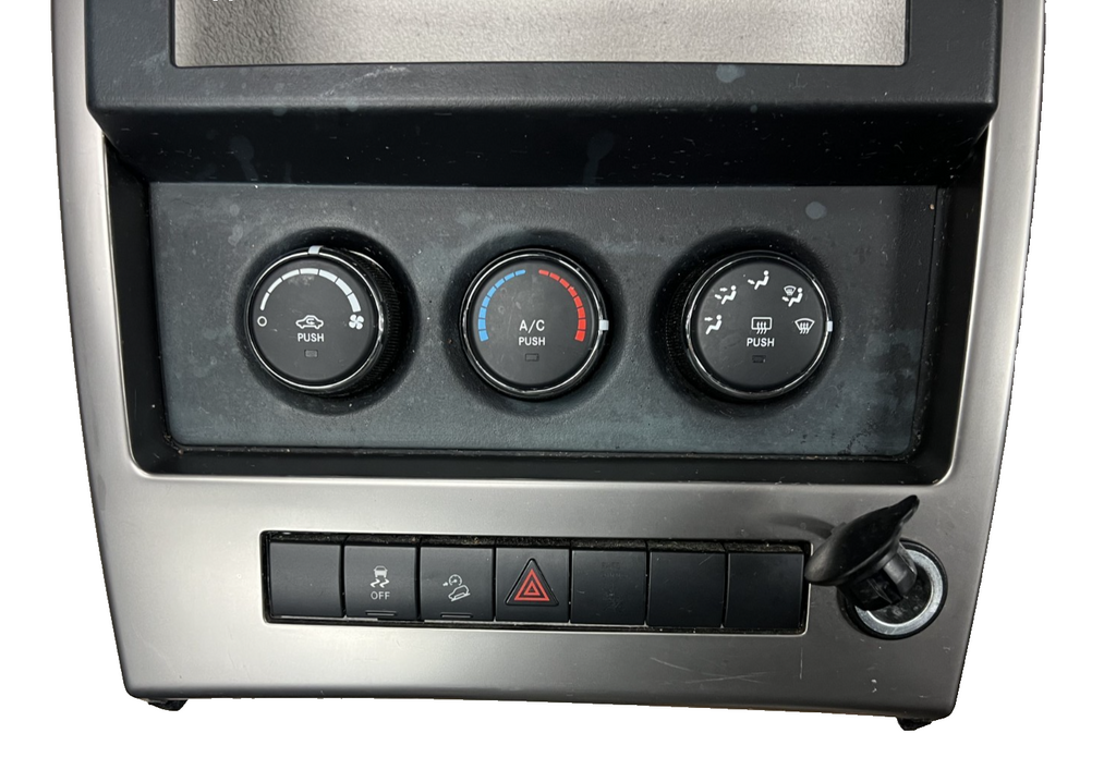 2008-2012 Jeep Liberty Center Dash Radio Climate Control Trim Bezel 55111943AE
