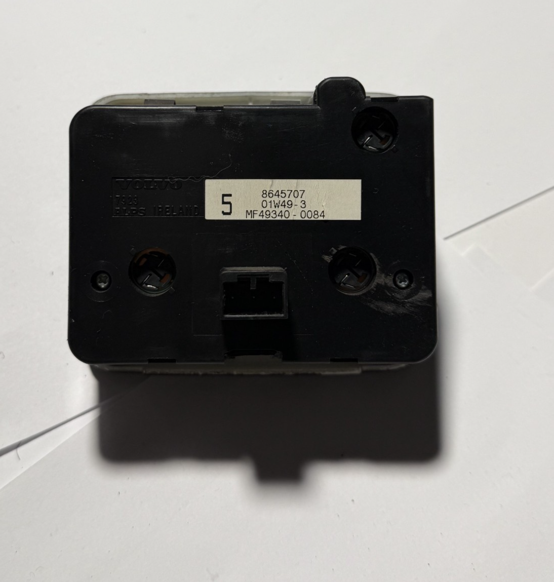 99 00 01 02 03 Volvo S80 Headlight Head Light Switch 8645707, MF49340-0084