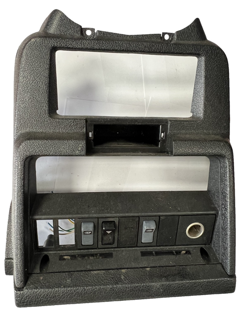 Center Dash Console with Pad and Switches fits Volvo 240 Black