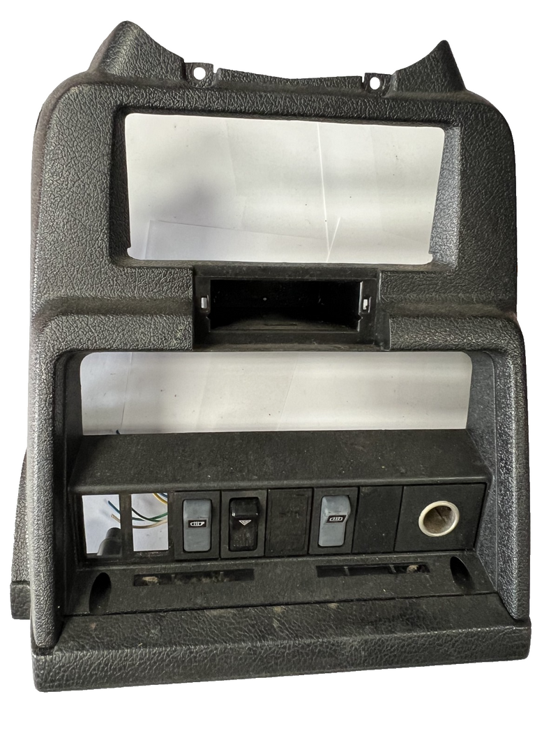 Center Dash Console with Pad and Switches fits Volvo 240 Black