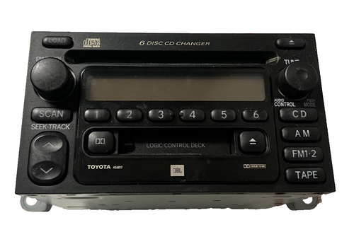 2000 2001 2002 2003 Toyota Sequoia JBL Radio Tape 6-Disc CD Player 86120 08130