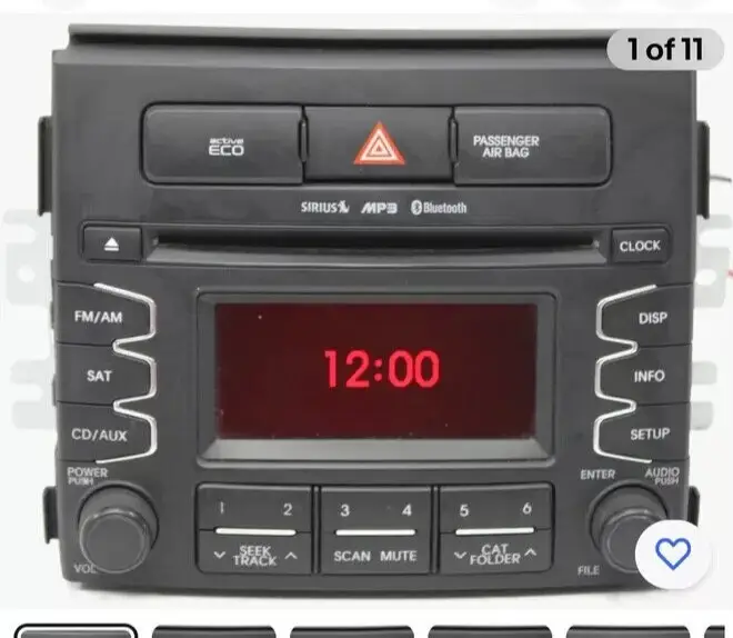 2012-2013 Kia Soul Radio Stereo Mp3 Cd Player 96170-2K110WK OEM by Kia