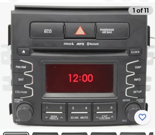 2012-2013 Kia Soul Radio Stereo Mp3 Cd Player 96170-2K110WK OEM