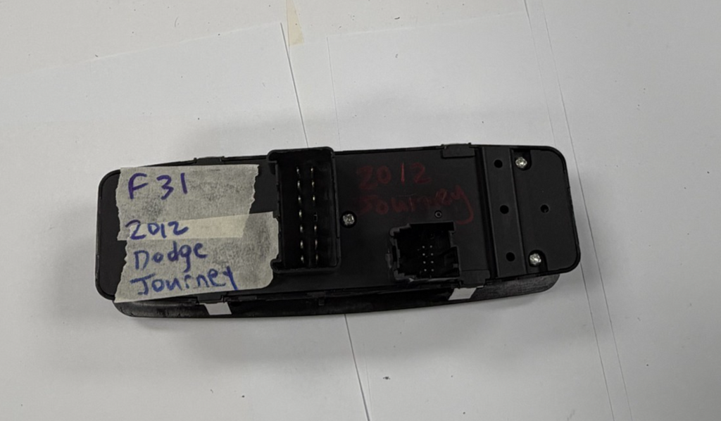 12 2012 Dodge Journey Door Master Power Window Switch Front Left LH Black