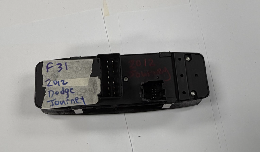 12 2012 Dodge Journey Door Master Power Window Switch Front Left LH Black