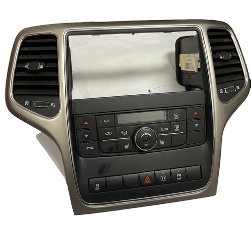 11-13 Jeep Grand Cherokee AC Heater Control w Heated Seats Trim Bezel 68111109AL
