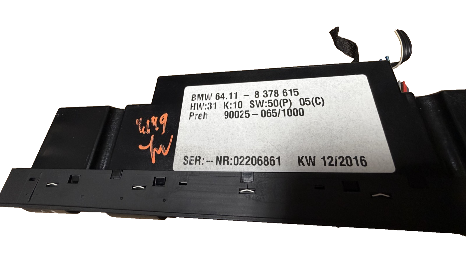 2000-2006 BMW E53 X5 HVAC AC Heater Temperature Climate Control Switch 8 378 615