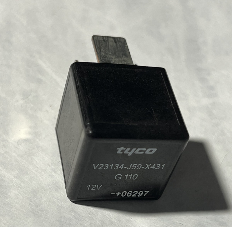 Tyco 4 Pin Multi-Purpose Control Relay V23134 J59 X431 for Mazda Black