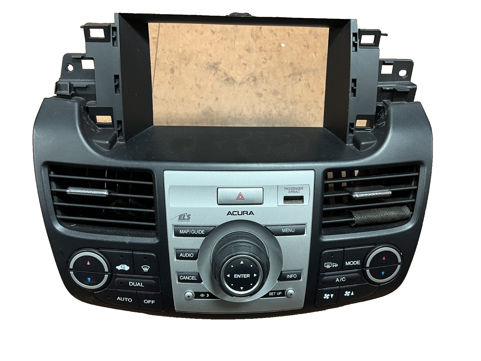 2007-2012 Acura RDX AC Heater Temperature Climate Control Radio Bezel Trim