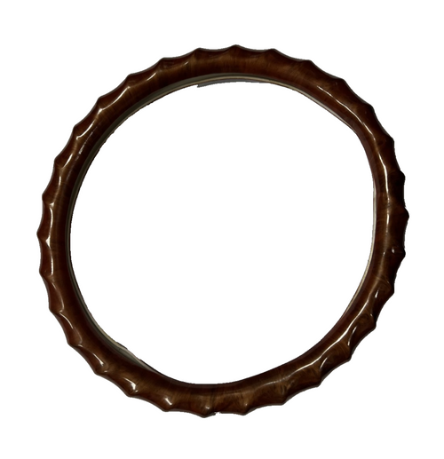 Steering Wheel Cover Burlwood Grip Brown for Steering Wheel Protection