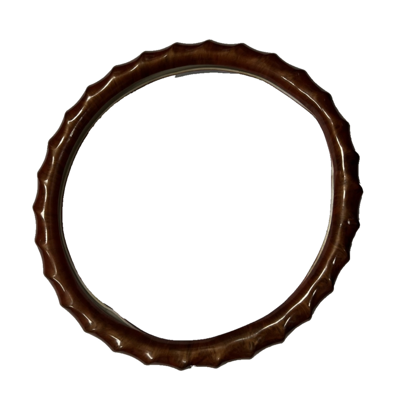 Steering Wheel Cover Burlwood Grip Brown for Steering Wheel Protection