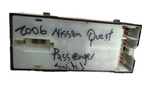 2004 2005 2006 2007 2008 2009 Nissan Quest Window Switch Right Passenger Side