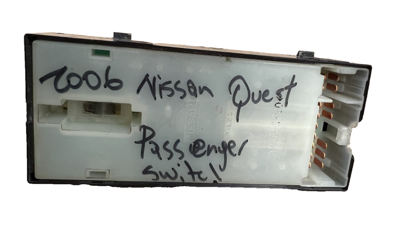 2004 2005 2006 2007 2008 2009 Nissan Quest Window Switch Right Passenger Side