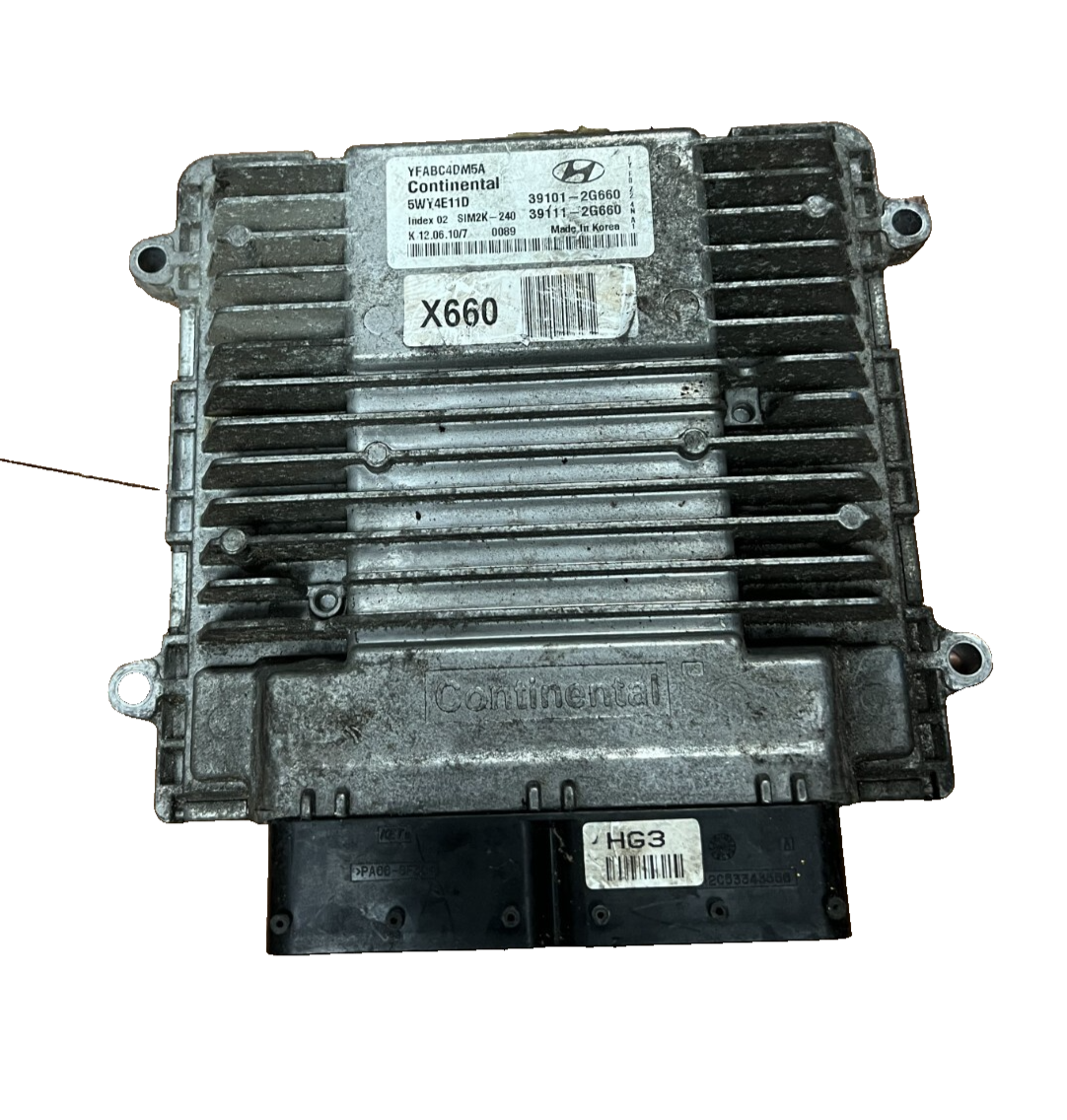 2011 Hyundai Sonata Engine Computer Control Module 39101-2G660, 39111-2G660