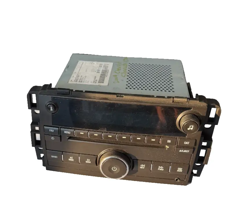 2009 Chevrolet Chevy Silverado 1500 Radio Audio Receiver Head Unit 25974801 by Delphi GM close up
