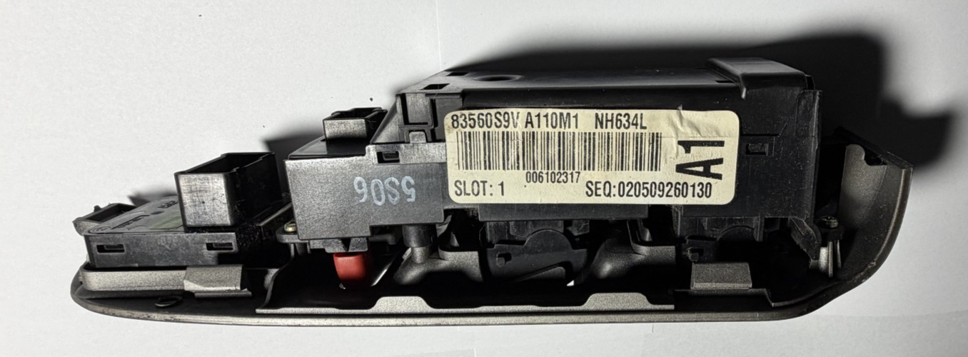 03 04 05 06 07 08 Honda Pilot Window Master Switch 83560S9V A110M1 Black