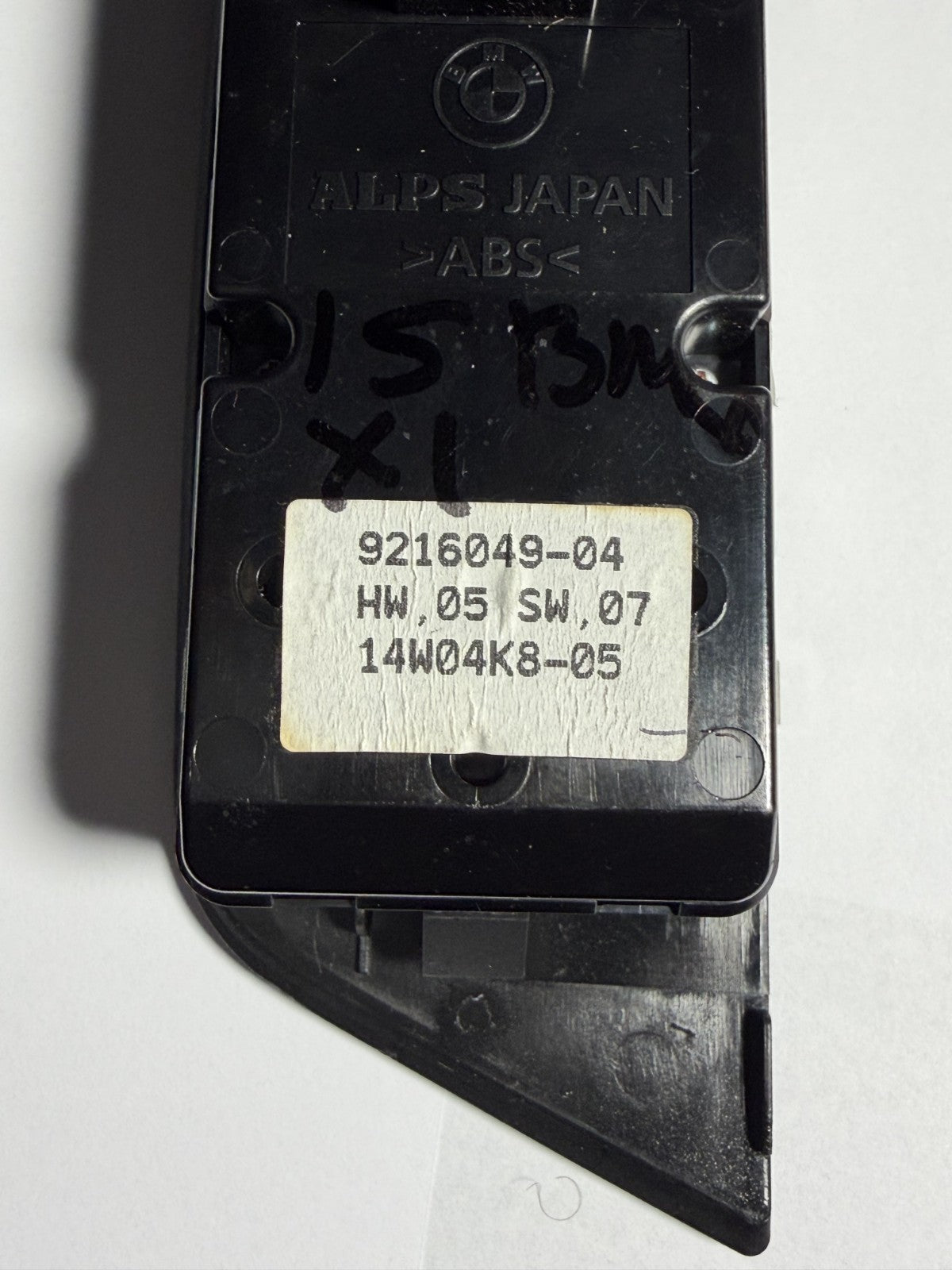 2012 2013 2014 2015 BMW X1 Master Power Window Switch Front Left LH 9216049 04