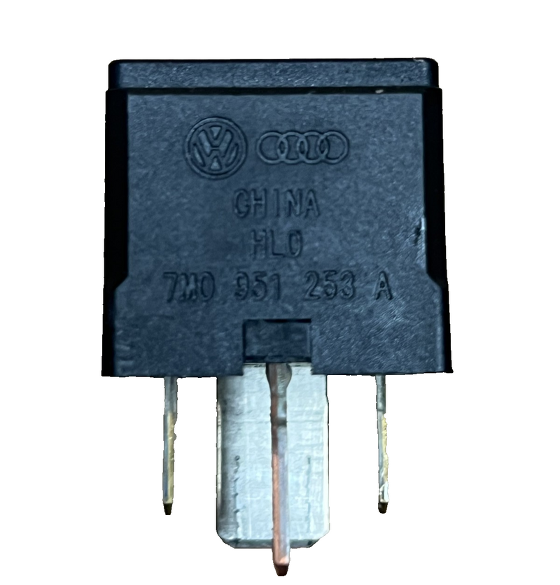 Audi Volkswagen Fuel Pump Multifunction 4-Pin Relay OEM 7M0 951 253 A Black