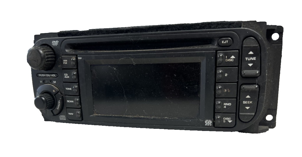 2004 Jeep Grand Cherokee Radio AM FM CD DVD Player Receiver 56038629AG