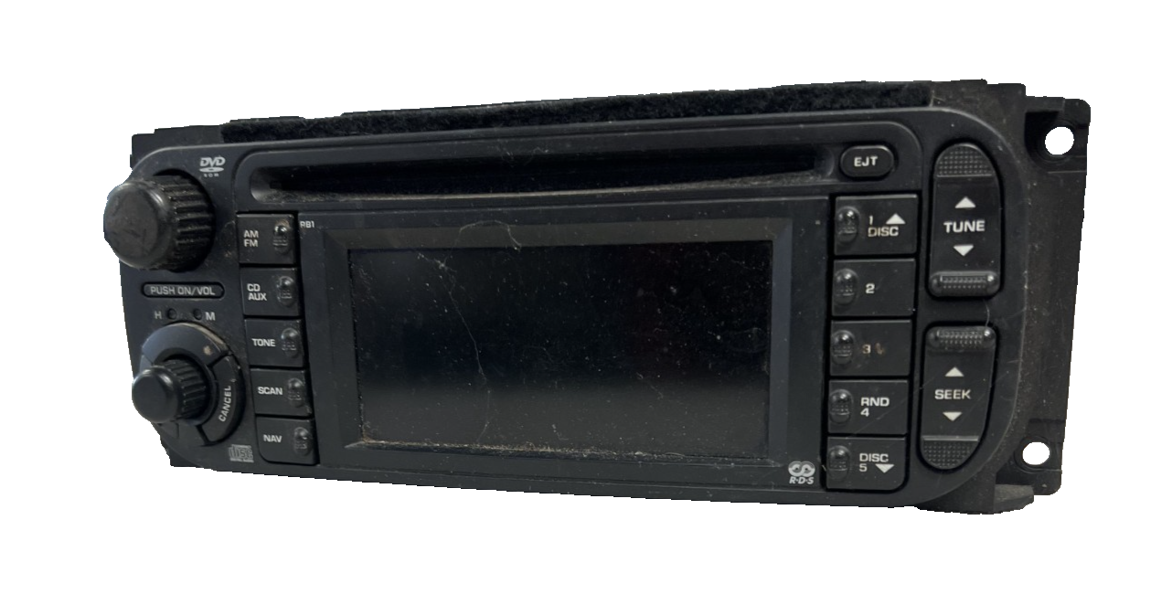 2004 Jeep Grand Cherokee Radio AM FM CD DVD Player Receiver 56038629AG