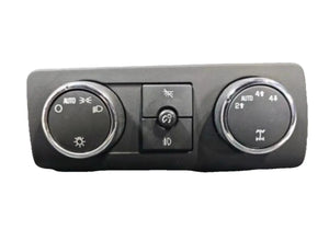 2007-2013 Chevrolet Tahoe Headlight Fog Light Switch Control Panel OEM Black