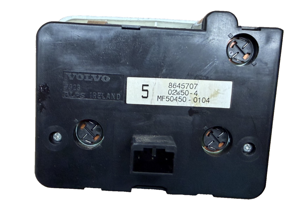 99 00 01 02 03 Volvo S80 Headlight Head Light Switch 8645707, MF50450 0104