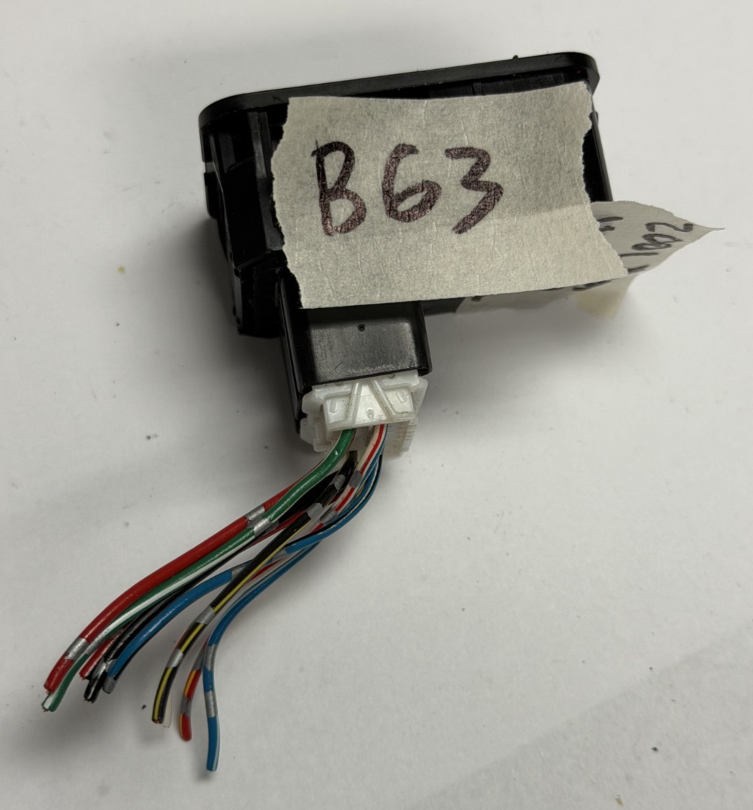 Side Mirror Control Switch Button 1071T Black fits 01 02 03 04 05 Honda Civic