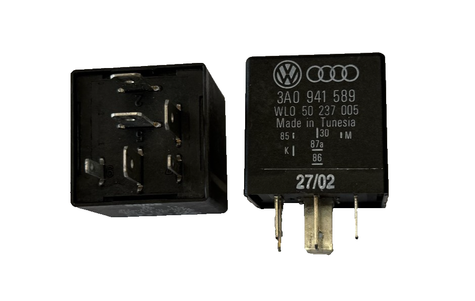 Qty 2 1993-1999 Volkswagen Jetta Headlight Daytime Running Light Relay 3A0941589 by Volkswagen Audi