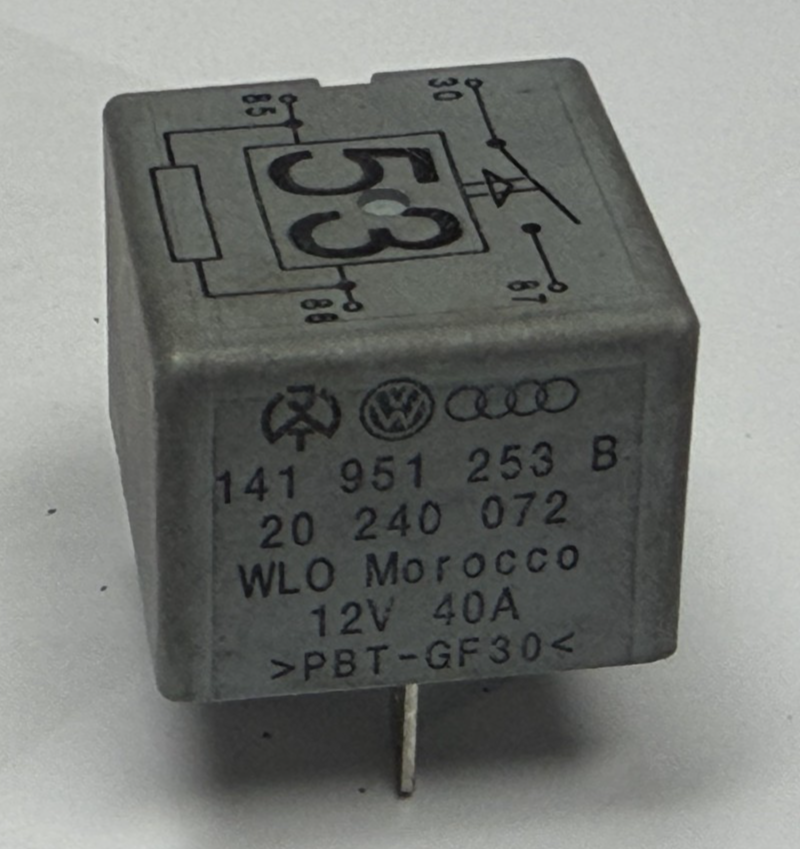 Multifunction Relay 141 951 253 B, 20 240 072 Gray for Audi Volkswagen