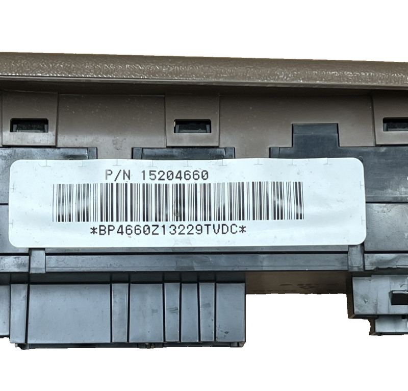 02-05 Chevrolet Trailblazer Master Power Driver Window Control Switch 15204660