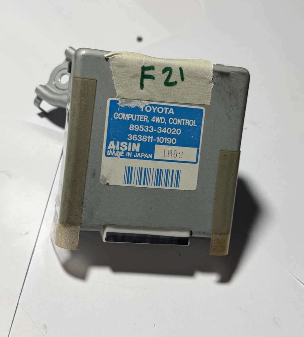 2001 2002 Toyota Sequoia 4WD 4x4 Transfer Case Control Module 89533 34020