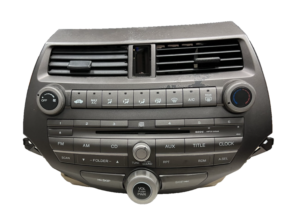 08 09 10 11 12 Honda Accord AM FM CD Player Radio Receiver 77260TA0A001