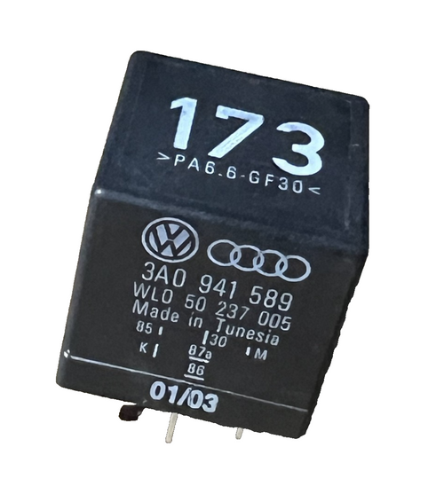 Headlight Relay #173 3A0 941 589 fits 1999-2002 Volkswagen Cabrio 2.0L M/T