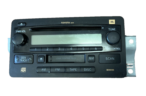 2003-2006 Toyota Tundra AM FM Radio with Cassette & CD Player 86120 0C130