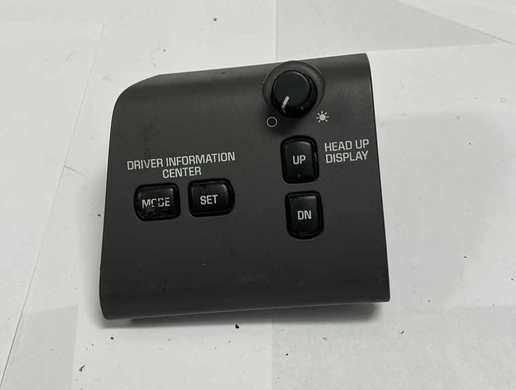02 03 04 05 Buick Rendezvous Driver Info Heads Up Display Switch OEM 12199185