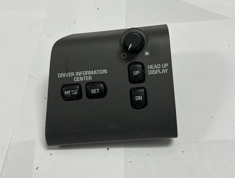 02 03 04 05 Buick Rendezvous Driver Info Heads Up Display Switch OEM 12199185