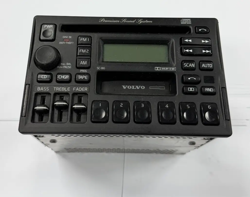 1993-2000 Volvo S90 AM FM Cassette Radio Tuner CD Tape Receiver 3533924-1 by Volvo