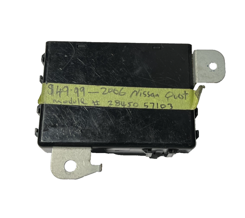 06 2006 Nissan Quest 3.5L Theft Locking Door Control Module OEM 28450-57103