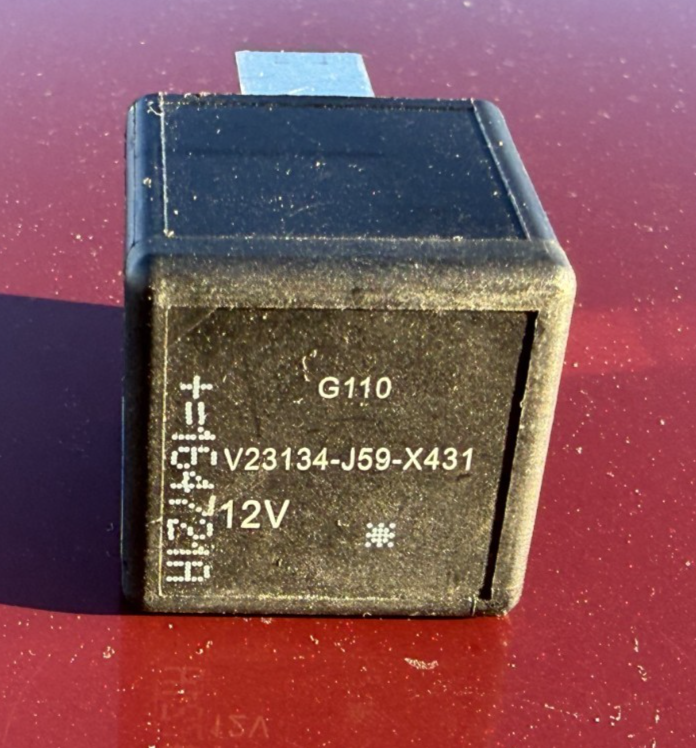 Tyco 4 Pin Relay 12V G110, V23134-J59-X431 fits 03 2003 Mazda 6