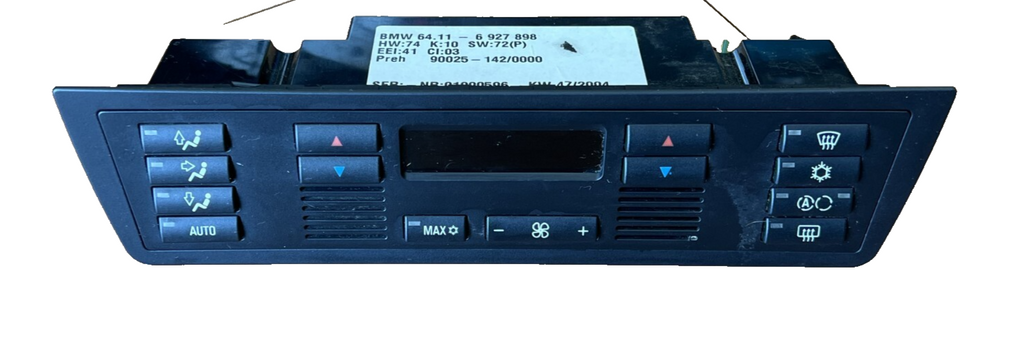 2000-2006 BMW E53 X5 AC Climate Heater Temperature Control OEM 6 927 898