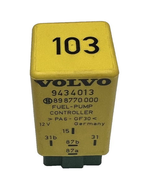 1993-1997 Volvo 850 Fuel Pump Control Relay Fuse OEM 9434013, 89 8770 000
